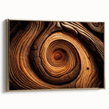 Framed canvas featuring a close-up view of trees in black and gold, ideal for bedroom wall art.