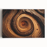 Black and white close-up photo of tree bark on stretched canvas, suitable for kitchen wall art.