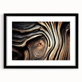 Extra large abstract art print featuring textured, colorful tree close-ups on a black framed canvas.