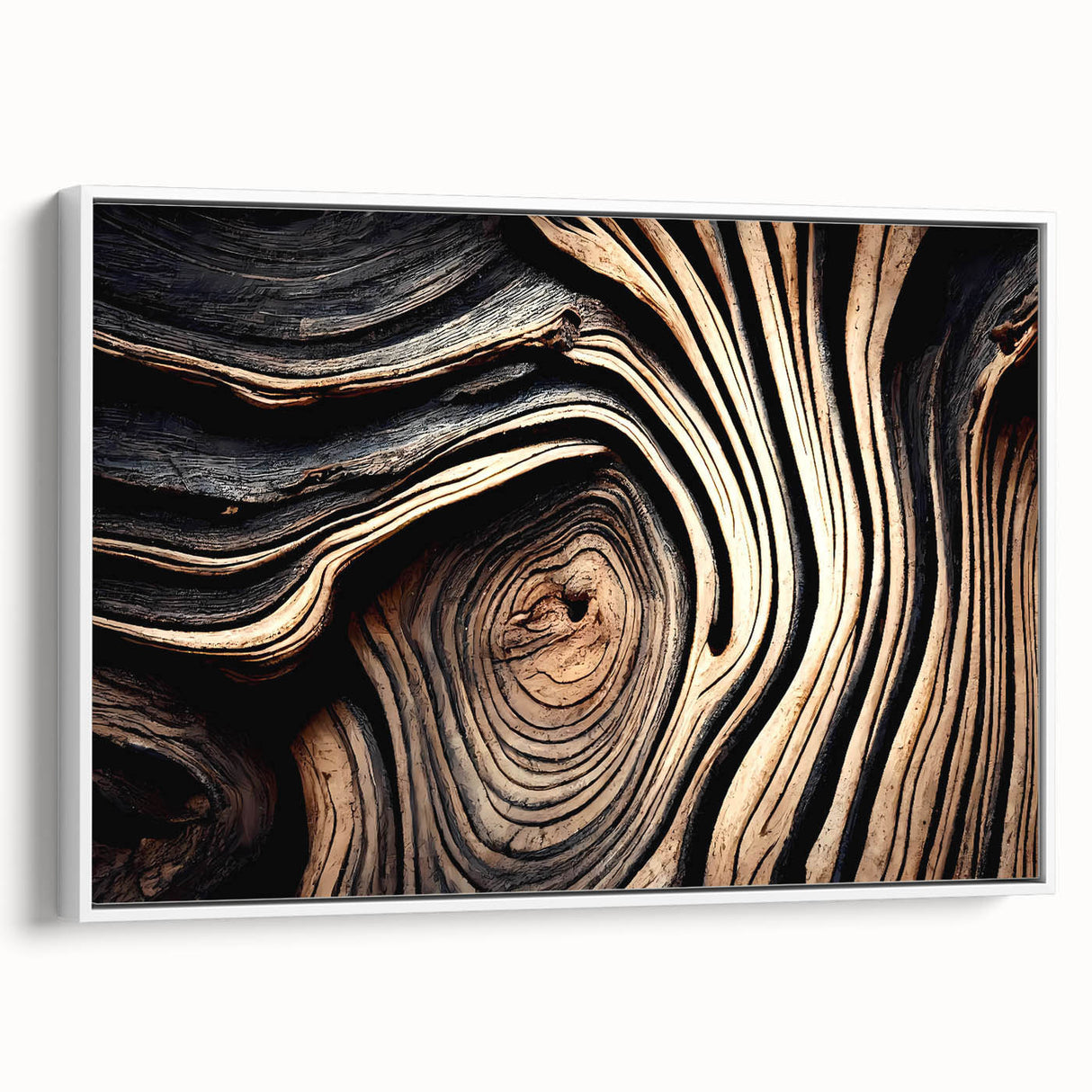 Framed canvas featuring a close-up of vibrant, colorful trees, ideal as extra large wall art for living rooms.