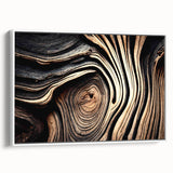 Framed canvas featuring a close-up of vibrant, colorful trees, ideal as extra large wall art for living rooms.