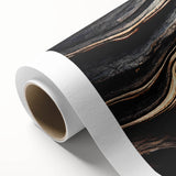 Art Deco style poster of stylized trees in muted green and brown tones on rolled canvas, ideal for nursery wall art.