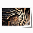 Close-up of tree bark in natural tones on a large rolled print, suitable for art wall dining room.