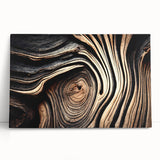 Black and white photo of a dense forest on stretched canvas, ideal for kitchen wall art or bedroom decor.