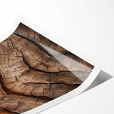 Extra large wall art featuring line art flowers on a rolled print, showcasing intricate tree designs in monochrome.