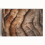 Black and white close-up photo of trees on a stretched canvas, suitable as large kitchen wall art.