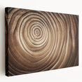 Close-up of tree bark on a large stretched canvas with detailed textures in earth tones, ideal for kitchen wall art.