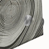 Acrylic glass print of a close-up tree design in muted earth tones.