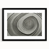 Extra large abstract art print of colorful, textured trees on a black framed canvas, suitable for living room decor.