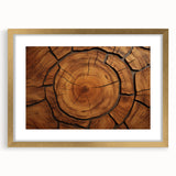 Extra large abstract art print featuring textured trees in gold frame, ideal for living room decor.