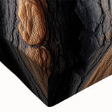 Black and white landscape art painting of trees on large stretched canvas, suitable for bedroom wall decor.