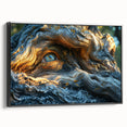 Black and white framed canvas featuring close-up tree images, ideal for bedroom wall art in a vintage style.