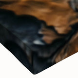 Black and white landscape art painting of trees on large stretched canvas, suitable for bedroom wall decor.