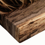 Black and white landscape art painting of trees on large stretched canvas, ideal for bedroom wall decor.