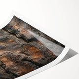 Extra large wall art featuring line art flowers in black and white, printed on rolled canvas.