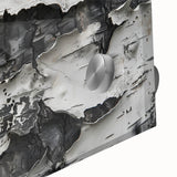 Large abstract wall art featuring close-up tree designs in earth tones on acrylic glass, suitable for dining room ambiance.