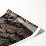 Extra large wall art featuring line art flowers in black and white, printed on rolled canvas.