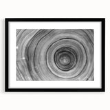 Extra large abstract art print of colorful, textured trees on a black framed canvas, ideal for living room decor.