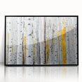 Large abstract wall art featuring close-up tree designs in black and white, framed in acrylic, suitable for modern decor.