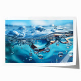 Close-up floral art on rolled print featuring soft pink and white blooms, ideal for dining room or bathroom wall decor.