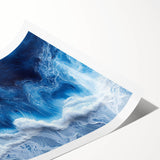 Extra large wall art featuring line art flowers in monochrome, rolled print format, ideal for large living room decor.