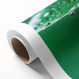 Art deco poster featuring close-up water design in muted blue and gray tones on rolled canvas, ideal for nursery wall art.