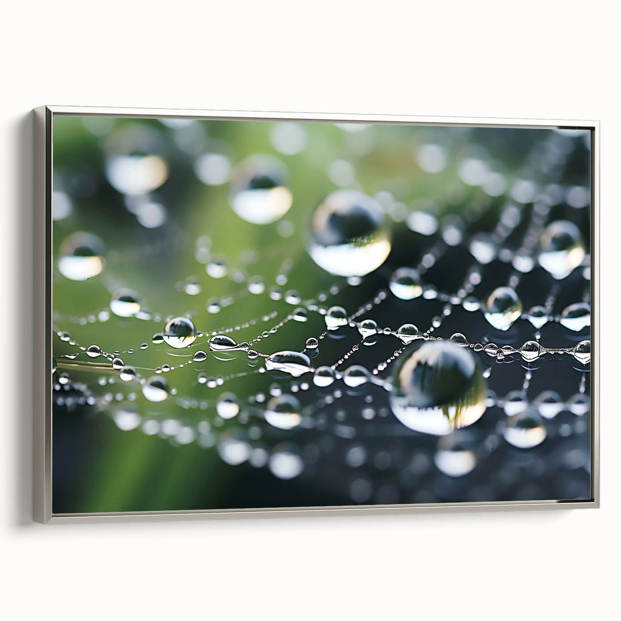 Landscape art painting of colorful trees on a black background, framed canvas, ideal for living room decor.