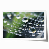 Close-up floral art on rolled print featuring soft pink and green tones, suitable for dining room or bathroom decor.