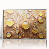 Acrylic print of water-themed modern art decor in a white frame, ideal for nursery wall art.