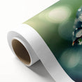 Art deco poster featuring a close-up water design in muted blue tones on rolled canvas, ideal for nursery wall art.