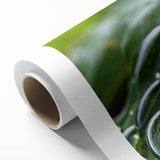 Art deco-style poster of a close-up water design in blue and green tones on rolled canvas, ideal for nursery wall art.