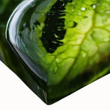 Large art of a black and white close-up water ripple on stretched canvas, suitable for bedroom wall decor.