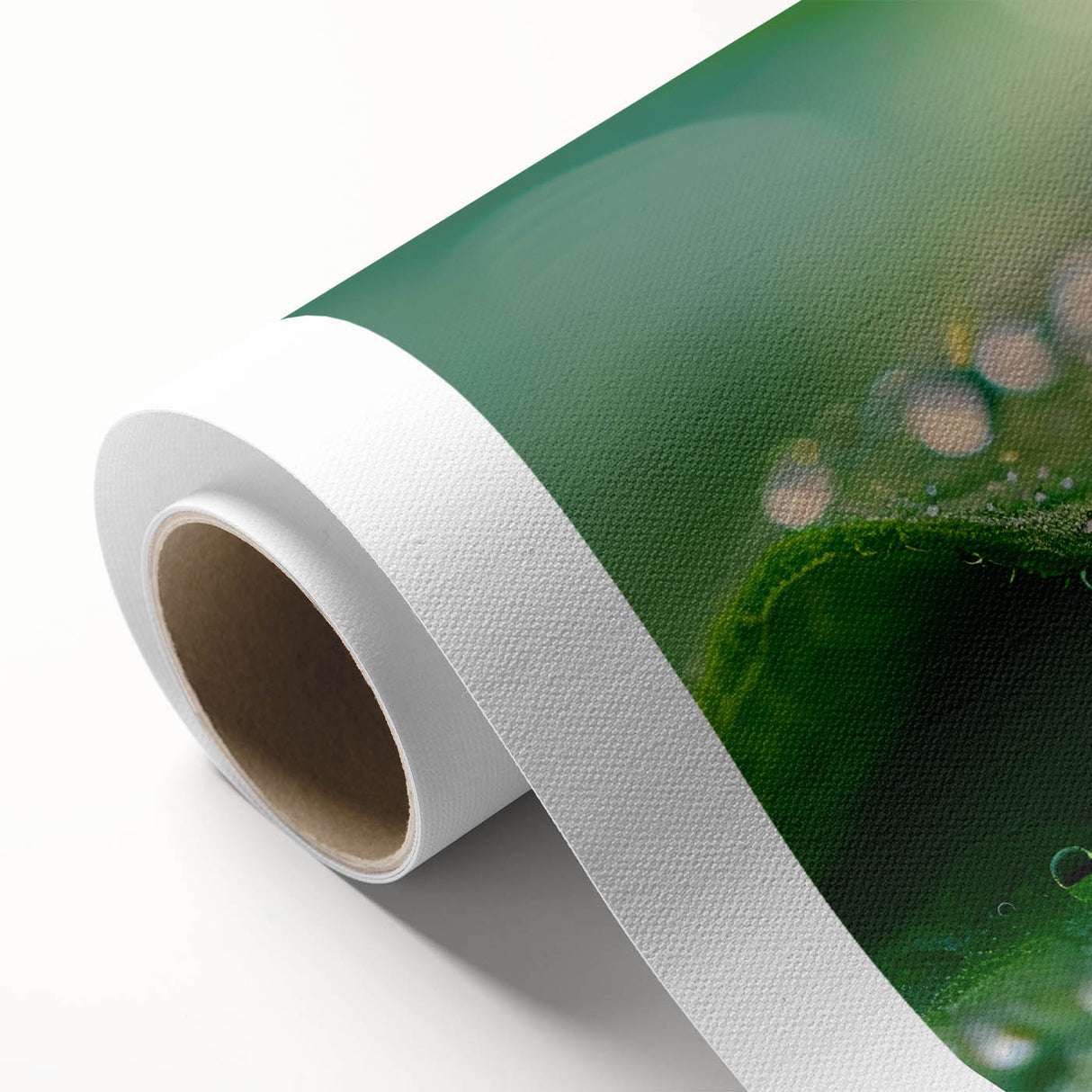 Art deco poster featuring a close-up water design in blue and white hues on rolled canvas, ideal for nursery wall art.