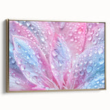 Framed canvas depicting a serene landscape with water elements, in muted earth tones, ideal for bedroom wall decor.
