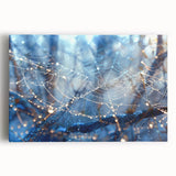 Black and white close-up water design on stretched canvas, ideal for kitchen wall art.