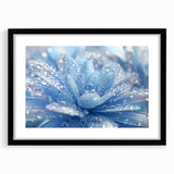 Extra large abstract art print with vibrant, colorful textured design on a black framed canvas, suited for living room decor.