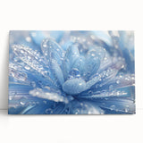 Black and white close-up of water ripples on stretched canvas, ideal for kitchen wall art or bedroom ambiance.