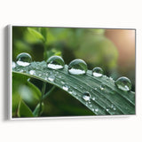 Vintage poster art of a water-themed close-up in vibrant colors, framed canvas, suitable for living room decor.