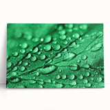 Black and white close-up water ripple photograph on stretched canvas, ideal for kitchen wall art or bedroom ambiance.