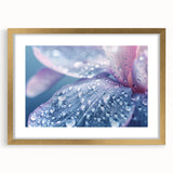 Extra large abstract art print featuring textured swirls in blue and gray tones, framed in gold, ideal for living room decor.