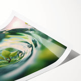 Extra large rolled print featuring line art flowers in black and white, ideal for large living room wall art.