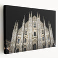 Large canvas print of a cathedral design in muted earth tones, suitable for kitchen wall art.