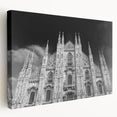 Large canvas print of a cathedral design in muted earth tones, suited for kitchen wall art.