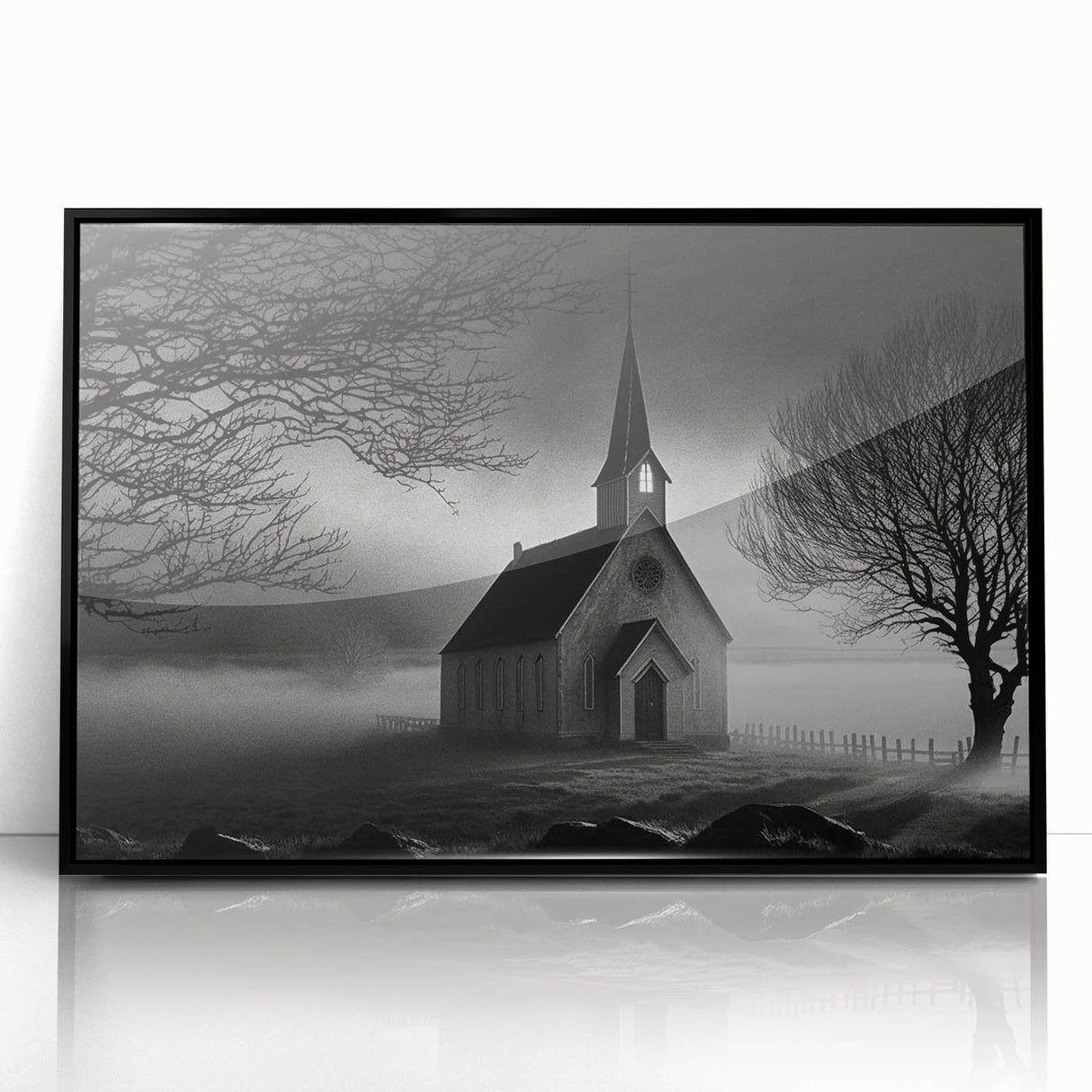 Large abstract wall art featuring asymmetrical shapes in muted earth tones, framed in black acrylic.