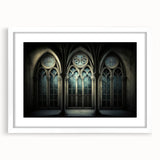 Extra large abstract art print featuring textured design in neutral tones on a white framed canvas.