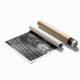 Extra large rolled print of a floral art design in pastel shades, suitable for classy bathroom or large living room wall art.