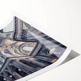 Extra large wall art featuring line art flowers in black on white, rolled canvas, suitable for large living room decor.