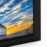 Extra large black wall art featuring a textured, colorful abstract design on framed canvas, ideal for living room decor.