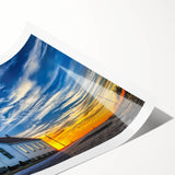 Extra large wall art featuring line art flowers in black and white on a rolled print, suitable for large living room decor.