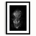 Framed wall art showcasing a vibrant reptile design featuring gators and crocodiles, set against a sleek black mat, perfect for wildlife enthusiasts and home decor.